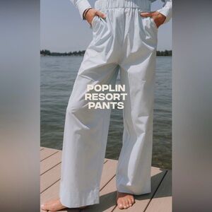 Daily Drills Light Blue Poplin Resort Pants